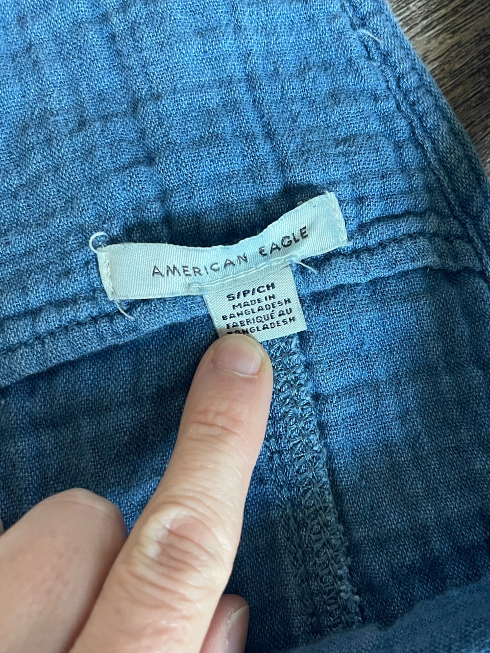 American Eagle gauze cotton romper overalls - Picture 6 of 7